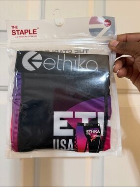 ethika Black, Purple & Pink Graphic Boxer Briefs